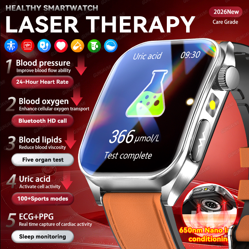 GUHUAVMI New Laser Therapy ECG - Industrial Laser Temperature Sensor reseña y precio