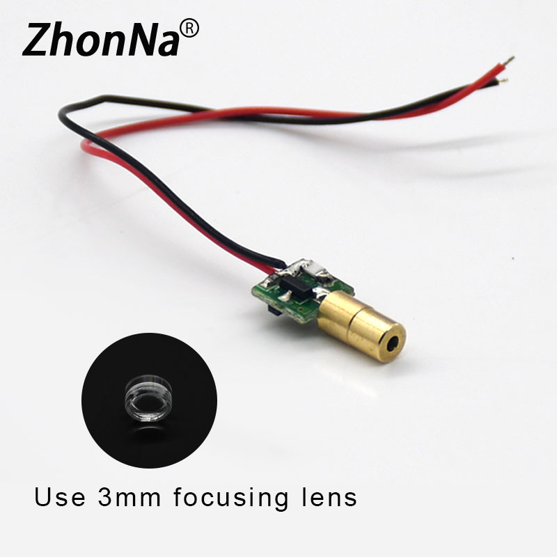 650nm 5mW Red Laser Module Sin - Industrial Laser Head reseña y precio