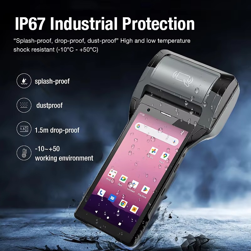 Industrial PDA Barcode Scanner - Industrial Laser Light reseña y precio