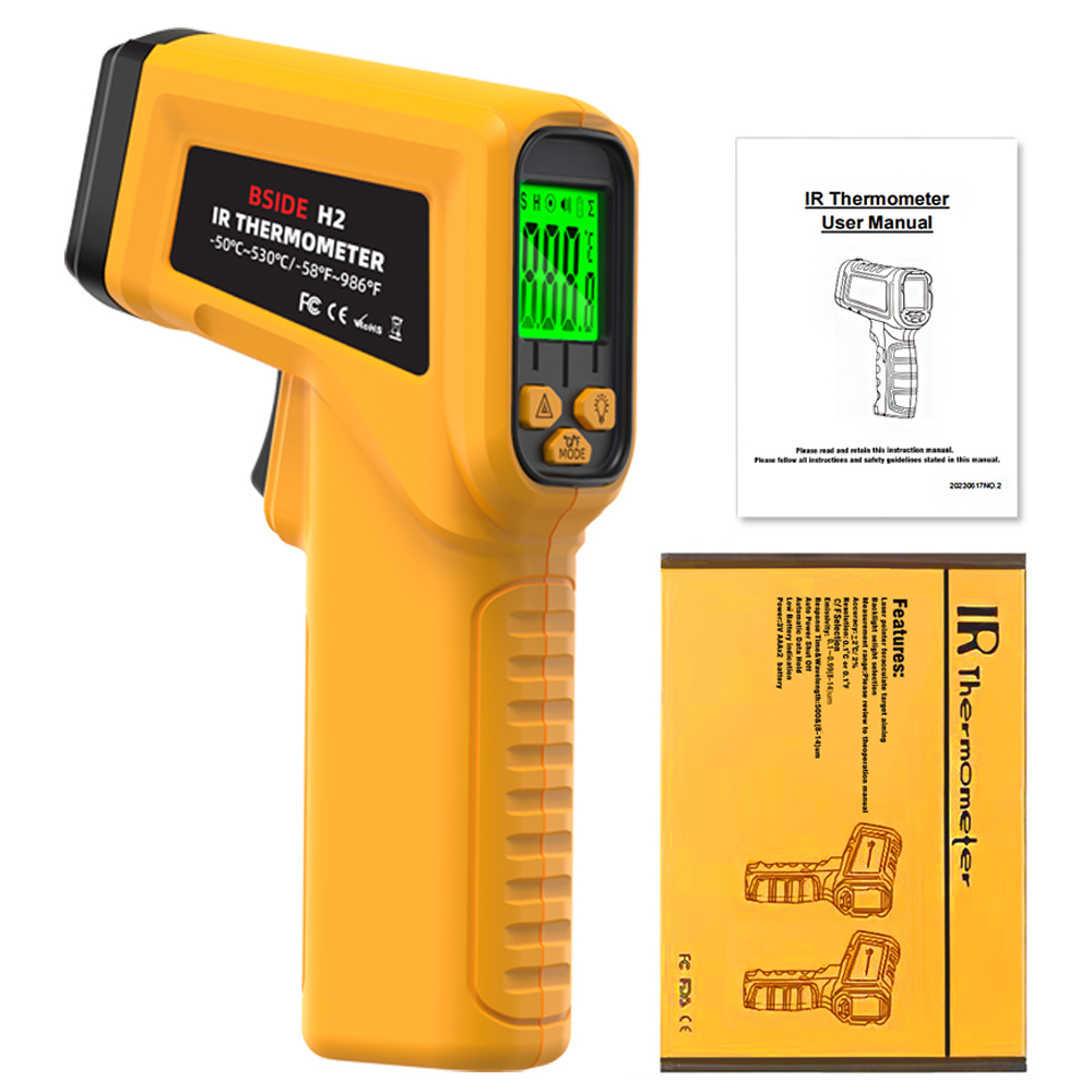 BSIDE Infrared Thermometer H2  - Industrial Laser Temperature Sensor reseña y precio