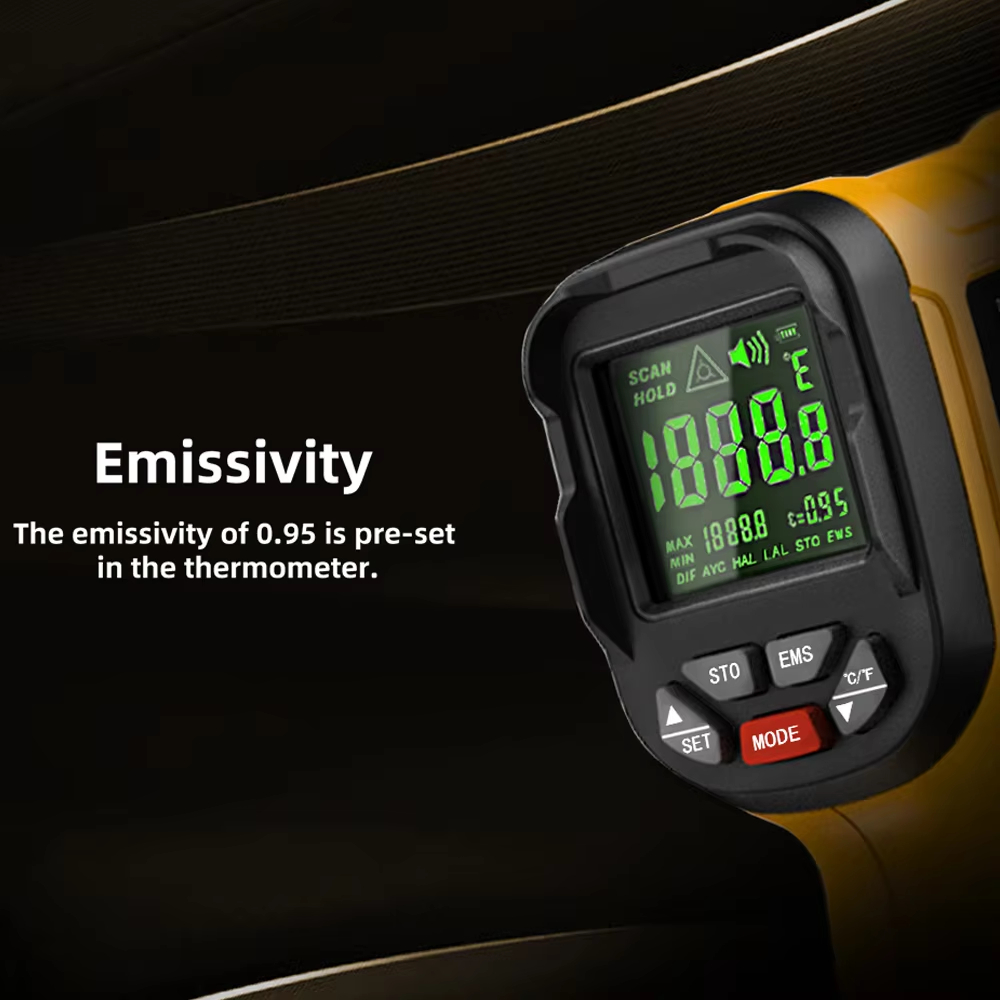 BSIDE Infrared Thermometer H2  - Industrial Laser Temperature Sensor reseña y precio