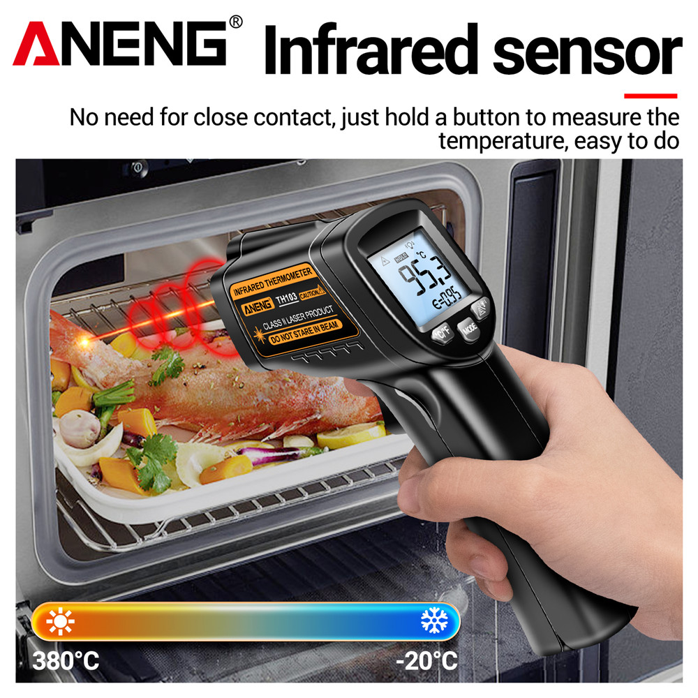 Infrared Laser Temperature Gun - Industrial Laser Blaster reseña y precio