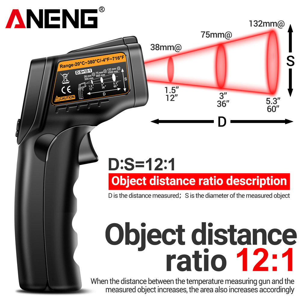 Infrared Laser Temperature Gun - Industrial Laser Blaster reseña y precio