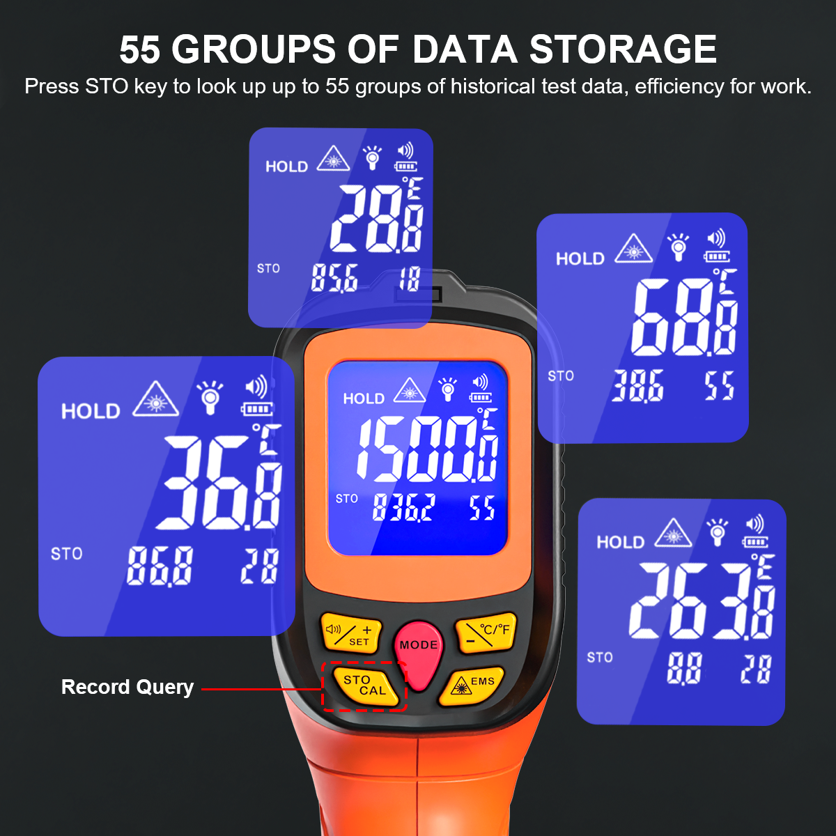 Industrial Infrared Thermomete - Industrial Laser Temperature Sensor reseña y precio