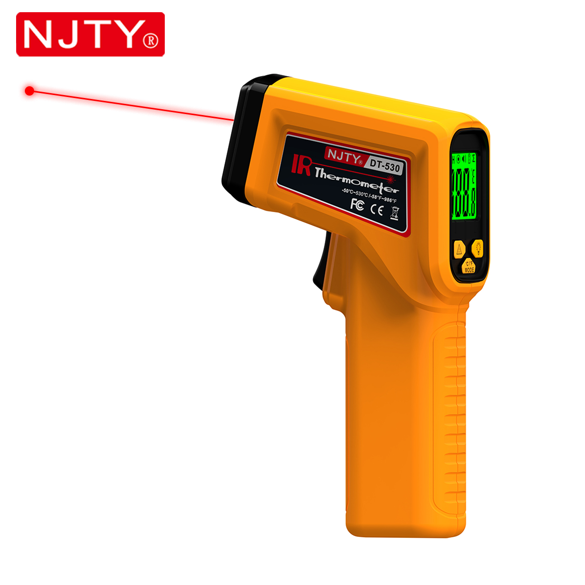 NJTY Infrared Thermometer Lase - Industrial Laser Blaster reseña y precio