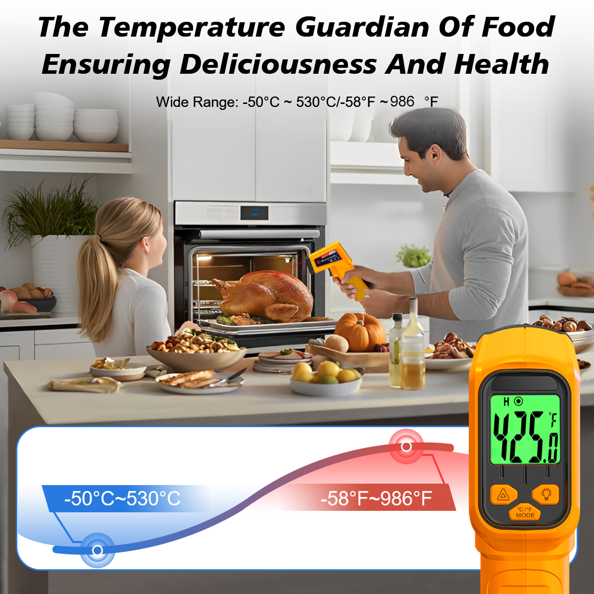NJTY Infrared Thermometer Lase - Industrial Laser Blaster reseña y precio