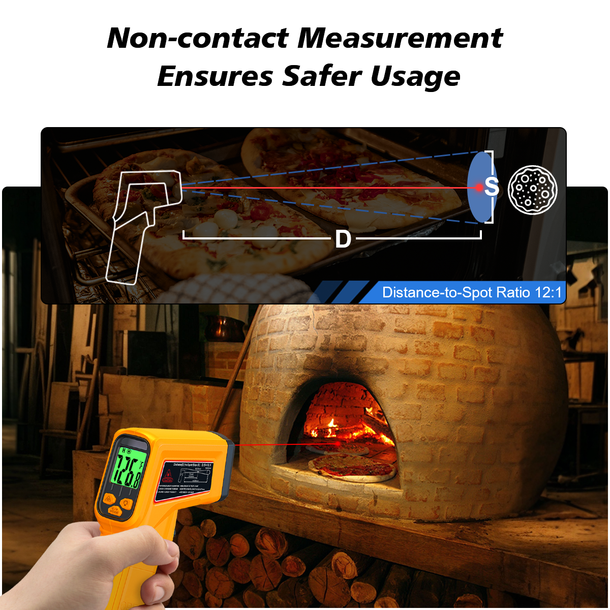 NJTY Infrared Thermometer Lase - Industrial Laser Blaster reseña y precio