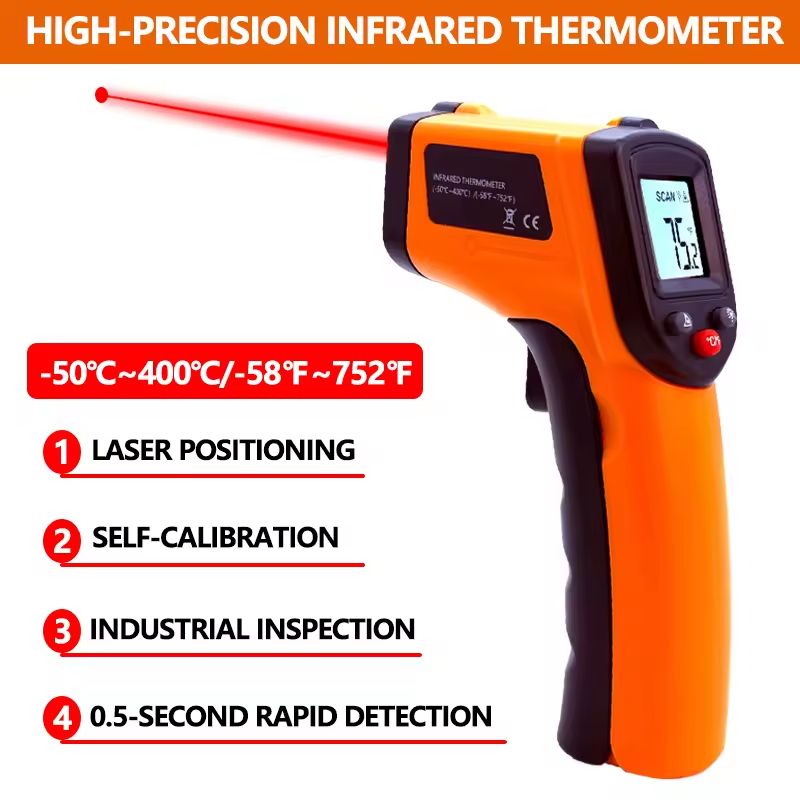 New Infrared Thermometer Handh - Industrial Laser Blaster reseña y precio
