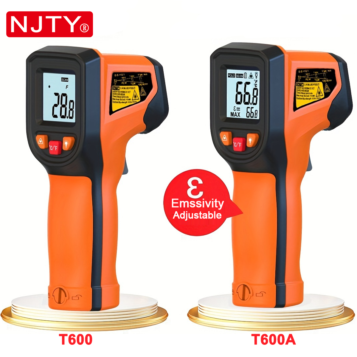 NJTY T600T600A Laser Temperatu - Industrial Laser Blaster reseña y precio