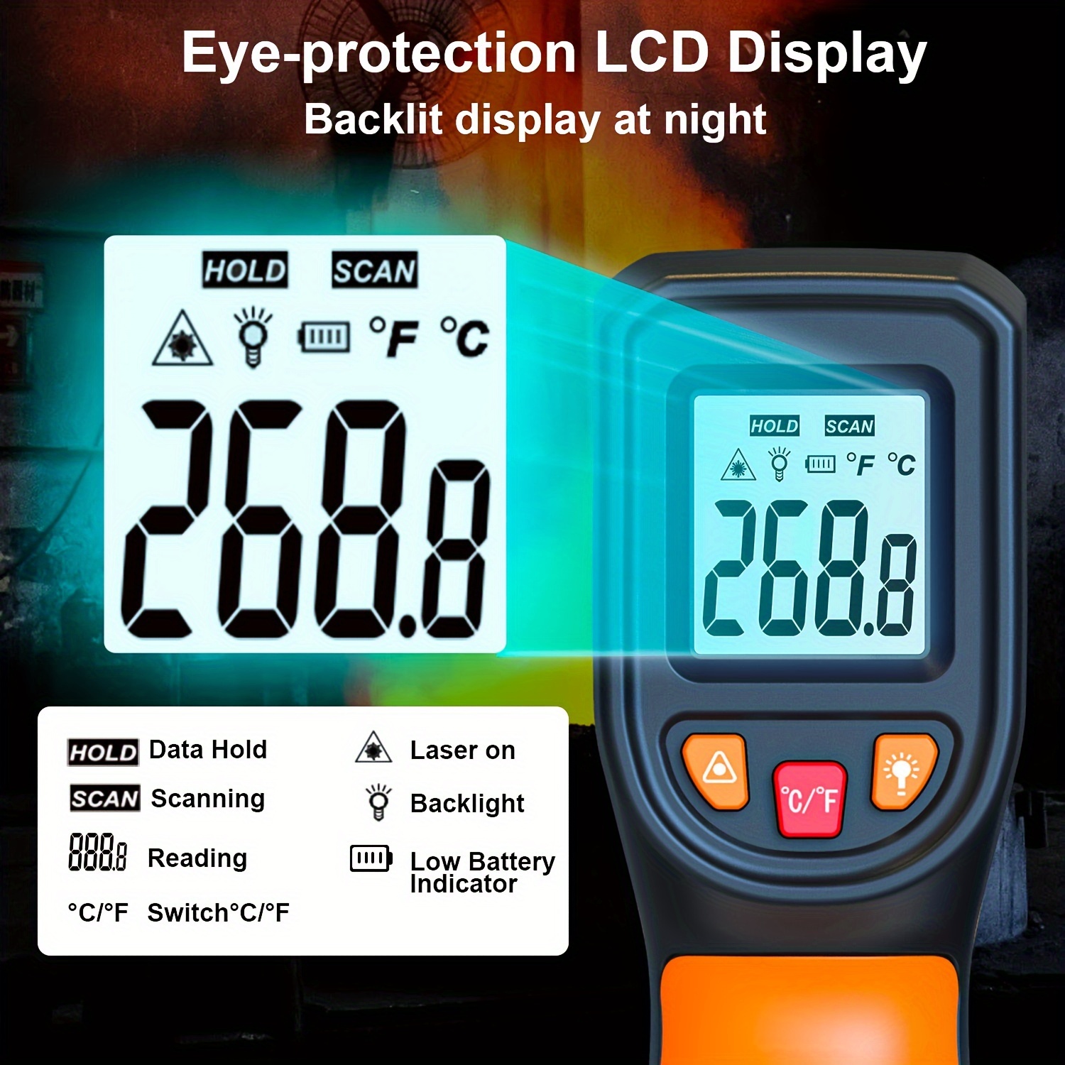 NJTY T600T600A Laser Temperatu - Industrial Laser Blaster reseña y precio