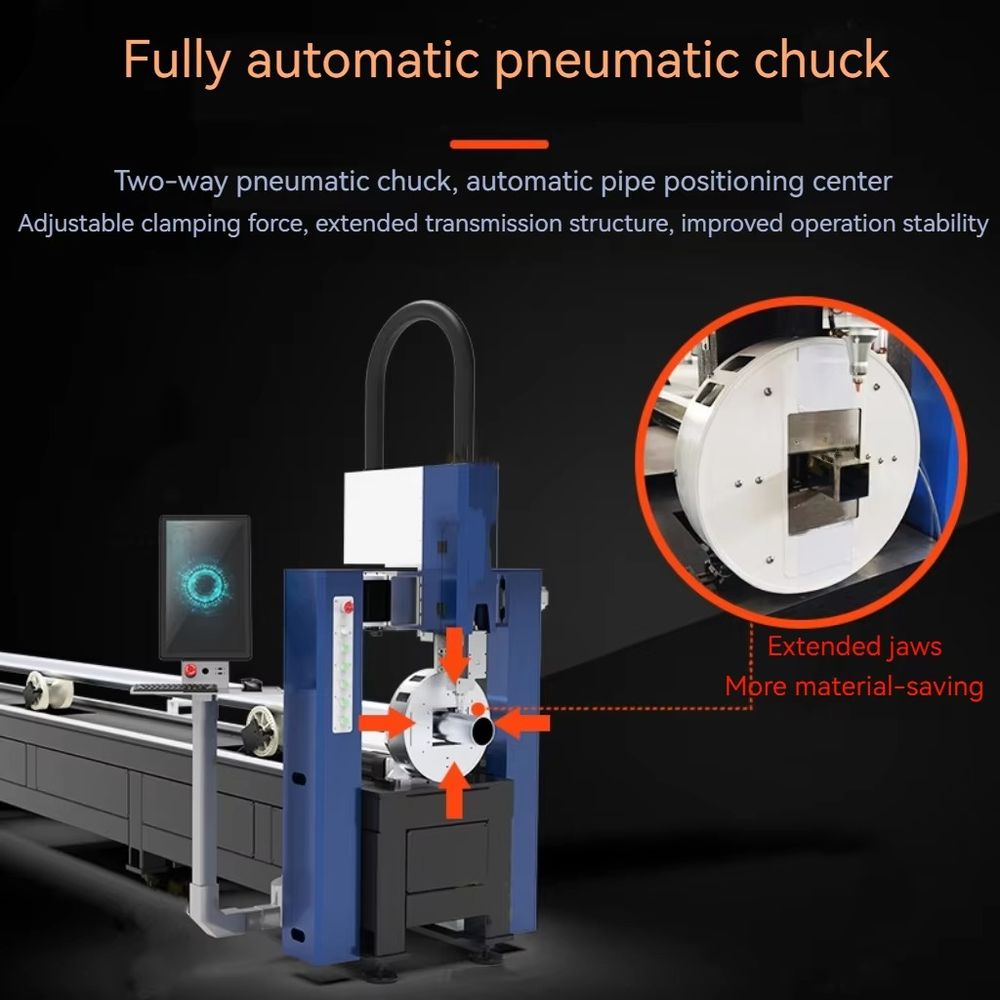 Metal Tube Fiber Laser Cutting - Industrial Fiber Laser Cutting Machine reseña y precio