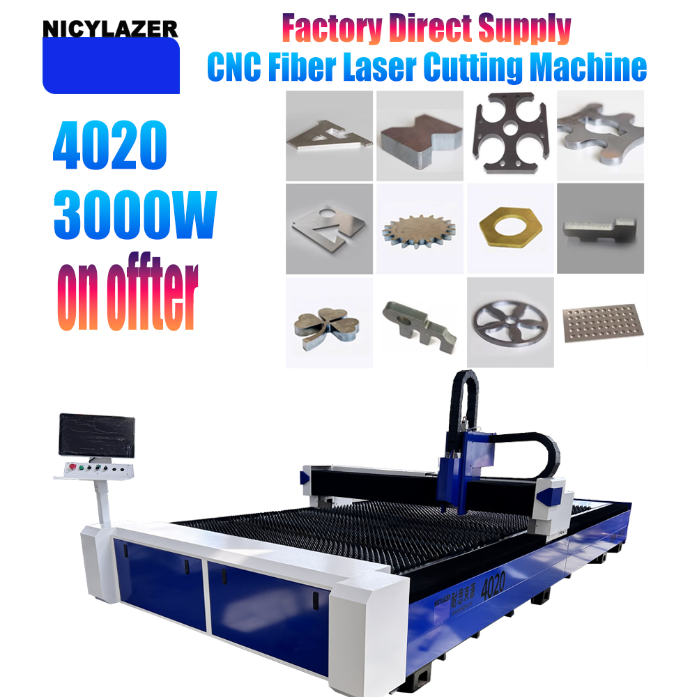 NICYLAZER CNC 3000W 4020 Fiber - Industrial Fiber Laser Cutting Machine reseña y precio