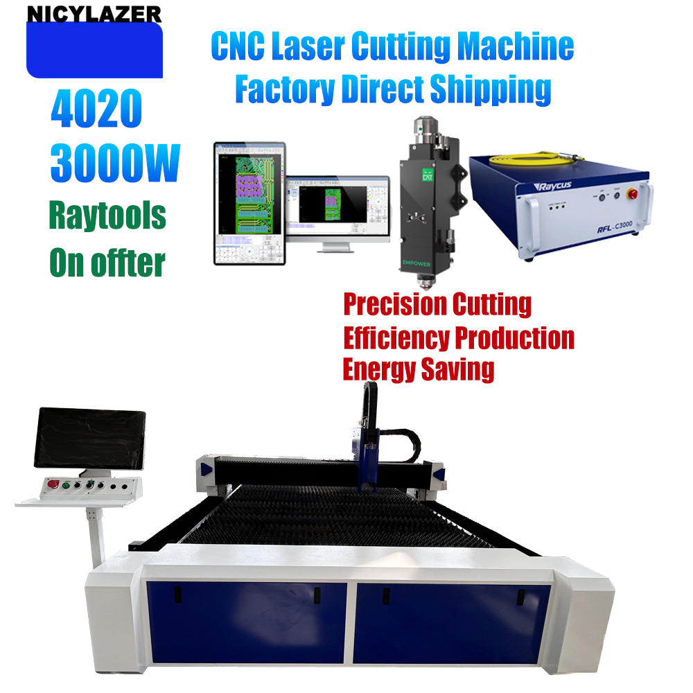NICYLAZER CNC 3000W 4020 Fiber - Industrial Fiber Laser Cutting Machine reseña y precio