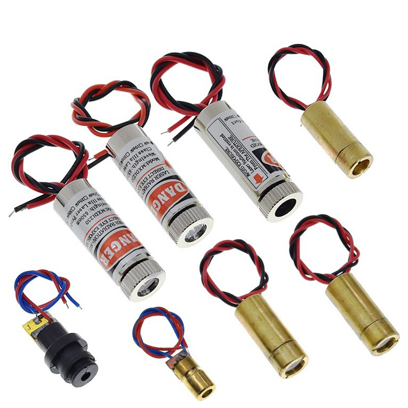 650nm 5mW Red Point / Line / C - Industrial Laser Head reseña y precio
