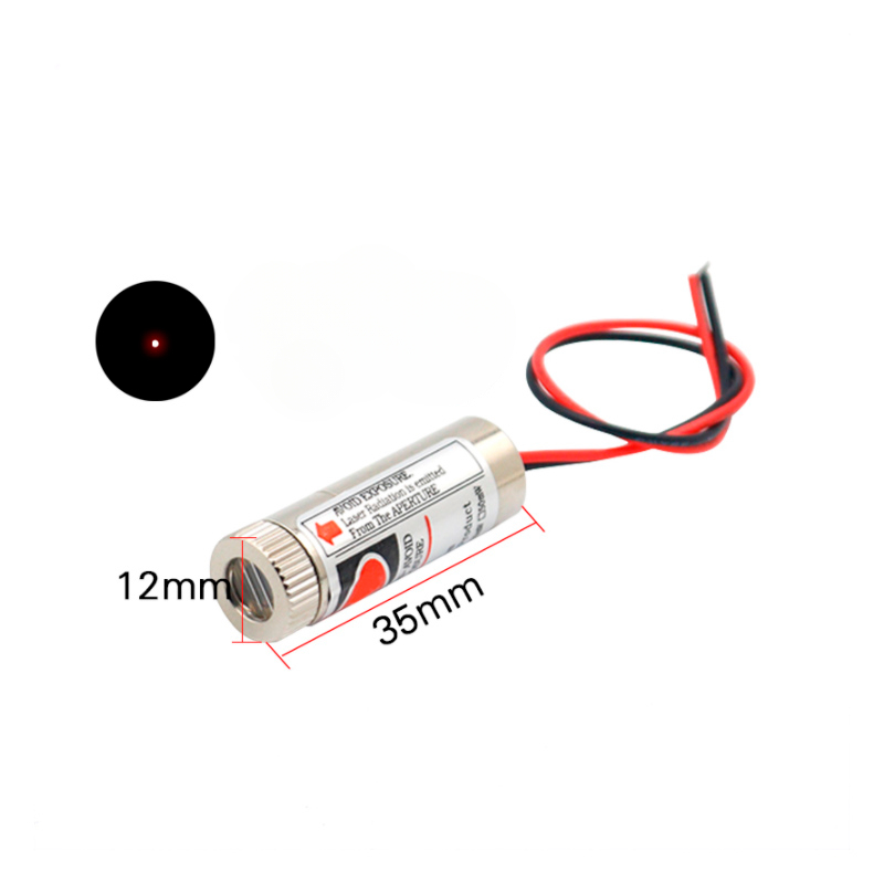 650nm 5mW Red Point / Line / C - Industrial Laser Head reseña y precio