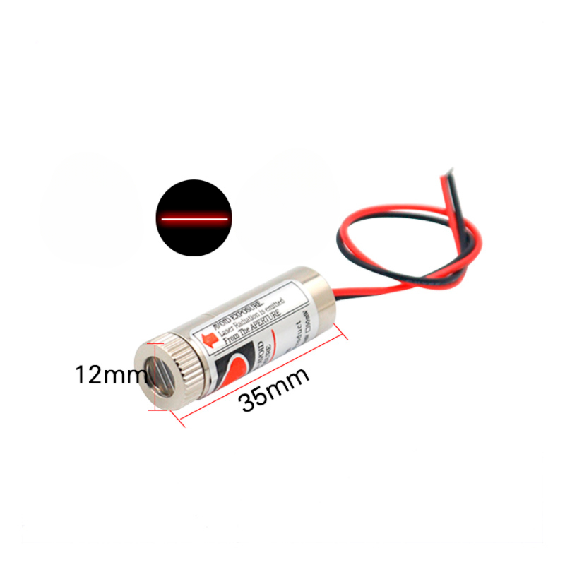 650nm 5mW Red Point / Line / C - Industrial Laser Head reseña y precio