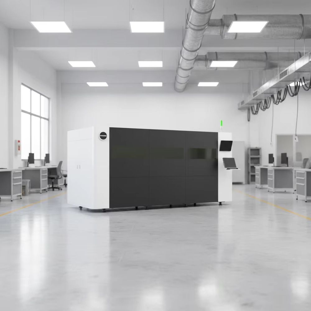 3000W CNC Full Cover Single-pl - Industrial Fiber Laser Cutting Machine reseña y precio