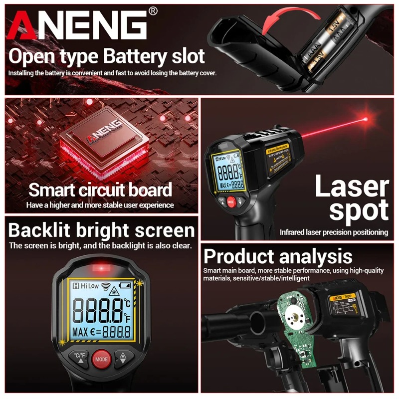 ANENG TH202 Industrial Handhel - Industrial Laser Blaster reseña y precio