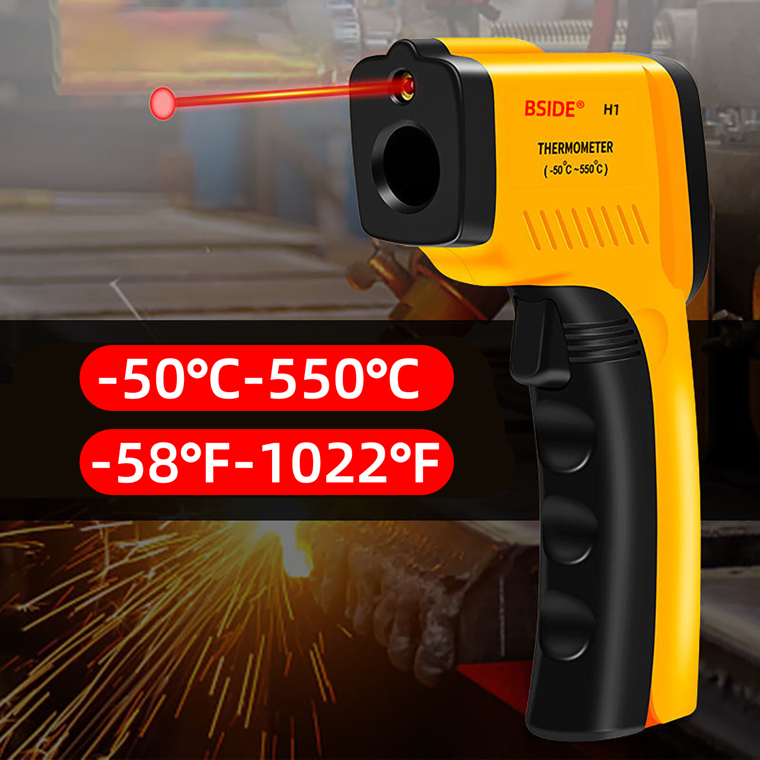 Digital Infrared Thermometer - - Industrial Laser Blaster reseña y precio