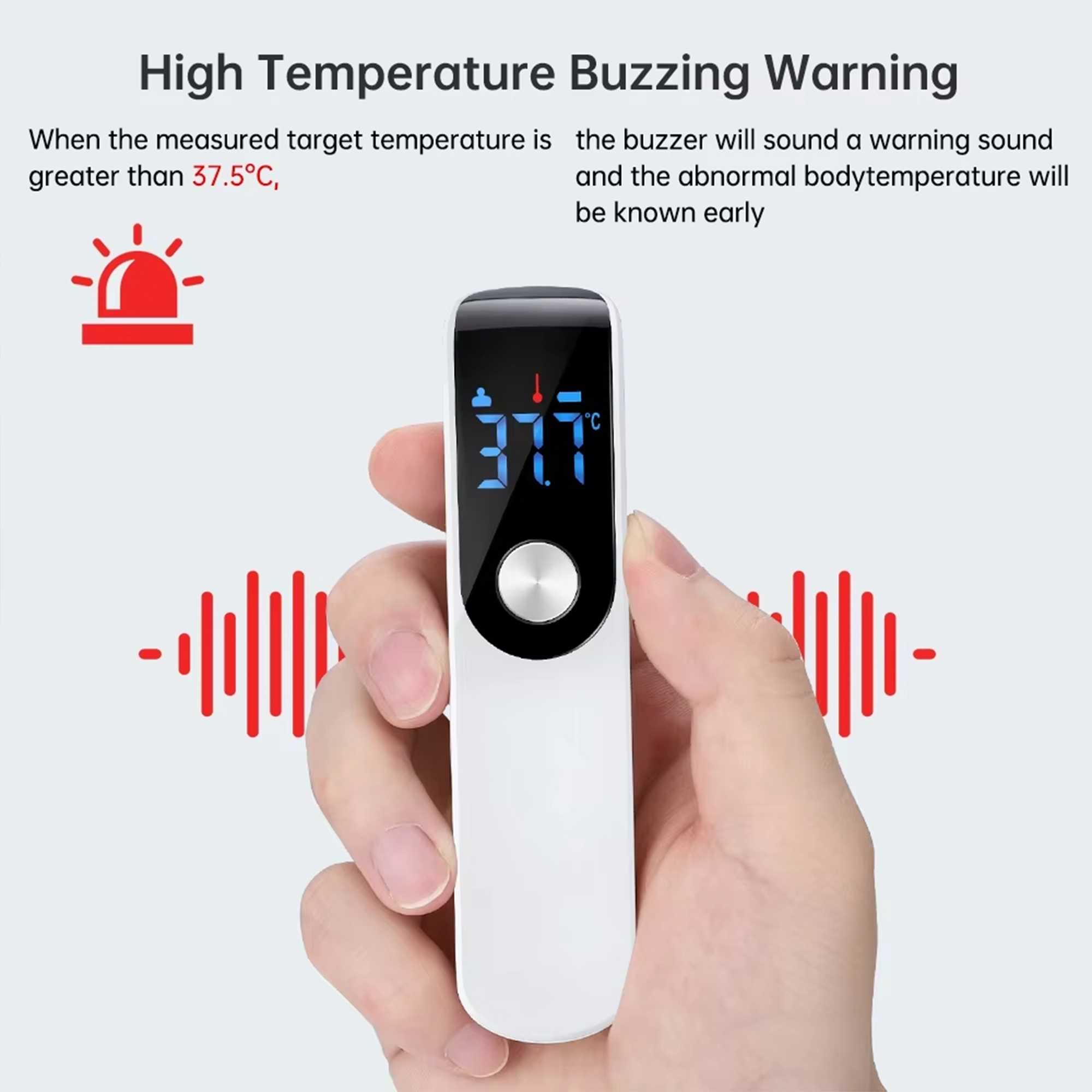 Infrared Fever Thermometer Med - Industrial Laser Temperature Sensor reseña y precio