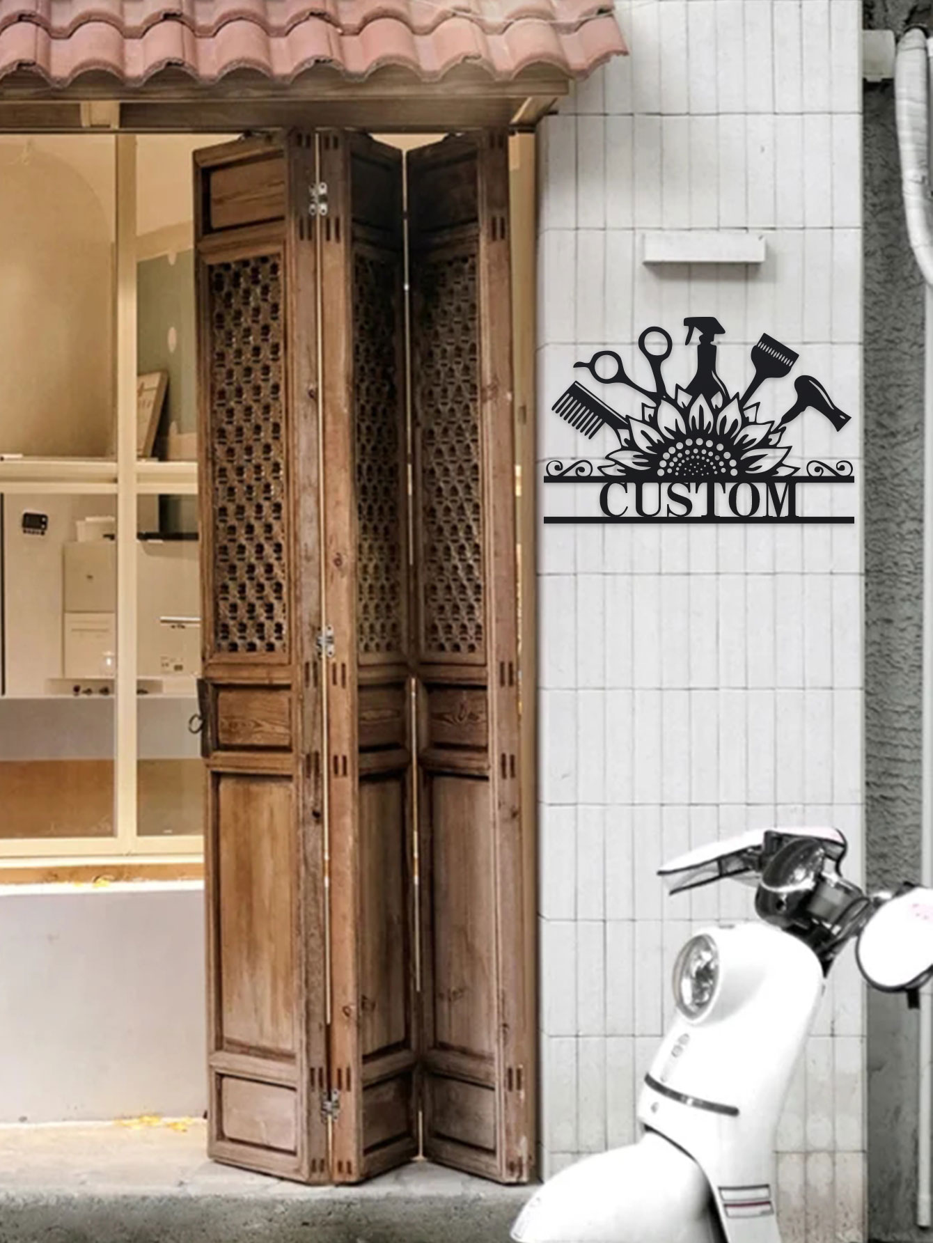 Custom Hair Dresser Metal Sign - Industrial Lasers reseña y precio
